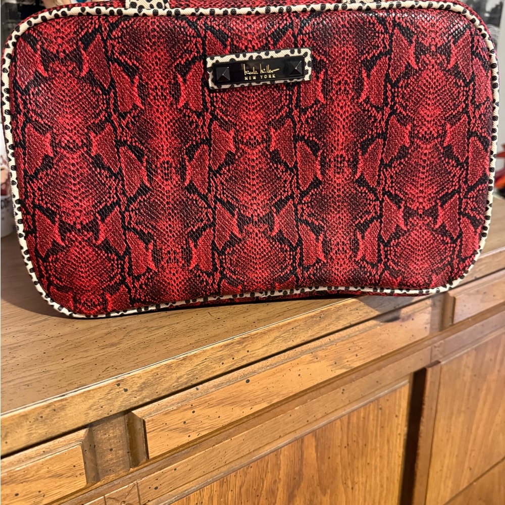 Nicole Miller Red Bible Bag